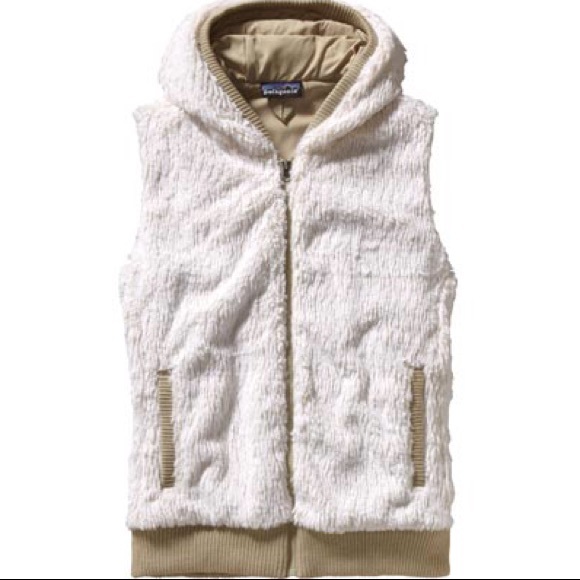 Patagonia faux fur hooded vest - Picture 4 of 7
